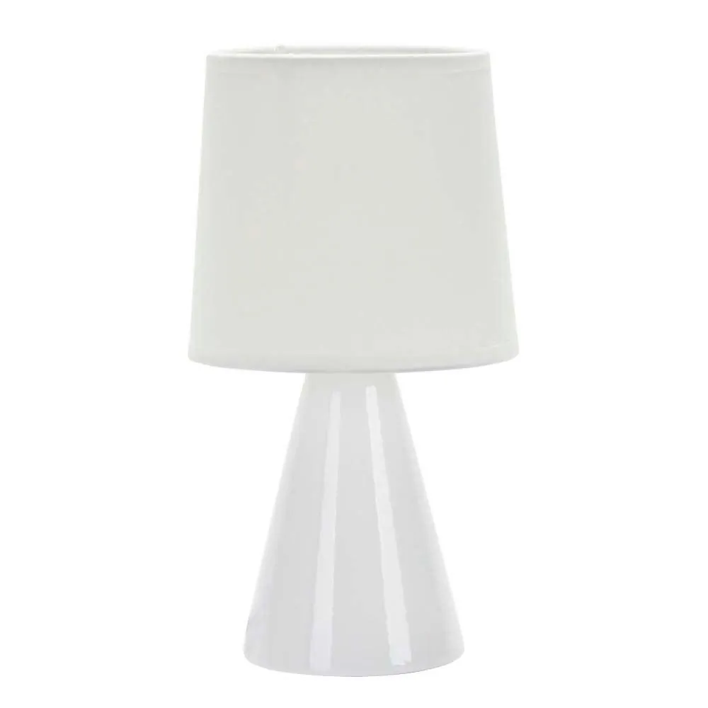 Abajur de Cerâmica Pottery 25Cm Taschibra Bivolt - Branco