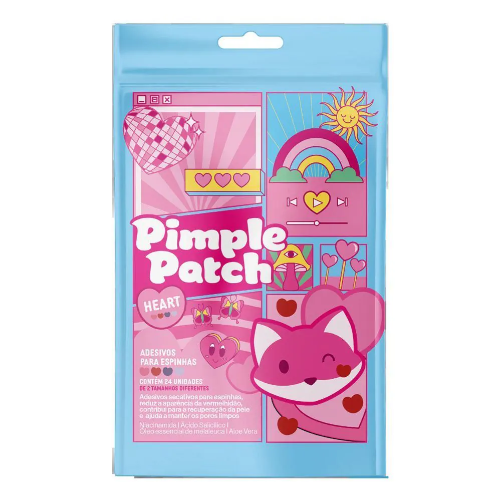 Adesivos Secativos para Espinhas Heart Pimple Patch