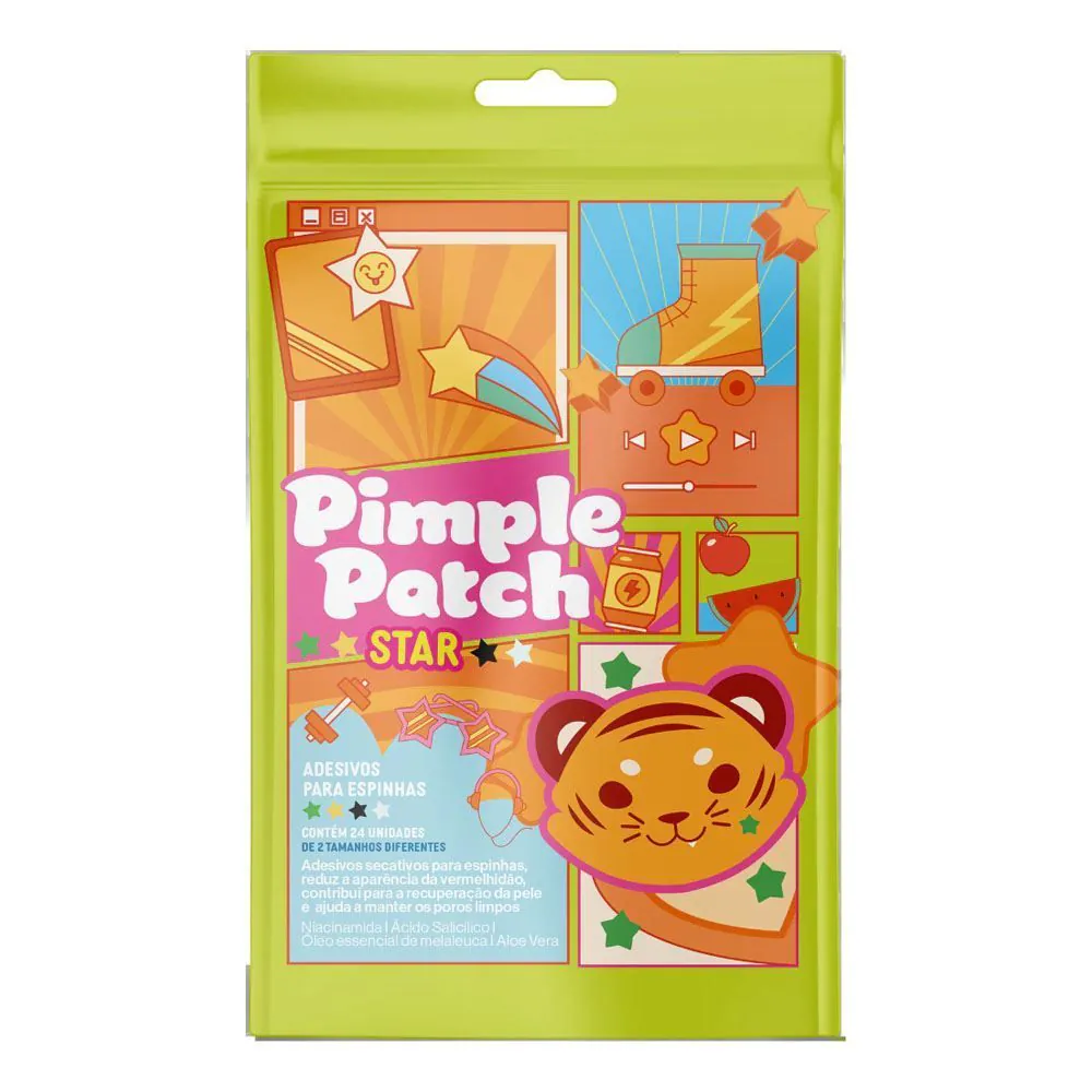 Adesivos Secativos para Espinhas Star Pimple Patch