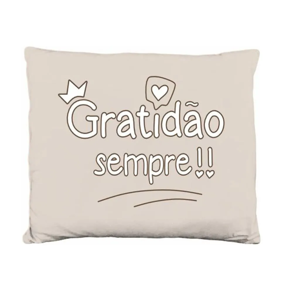 Almofada 35X45 cm Funny - Bege Sempre