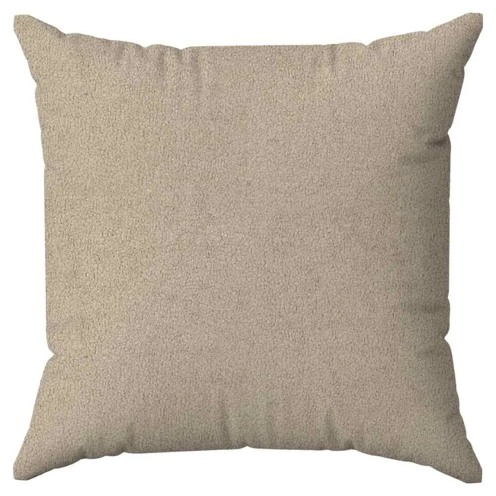 Almofada Decorativa Boucle 43X43 Cm - Camurça