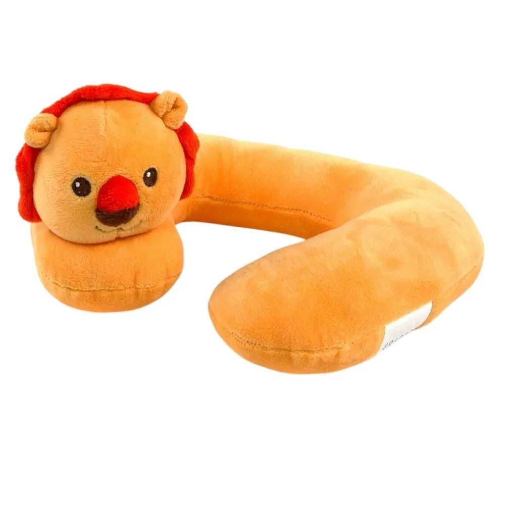 Almofada de Pescoço Infantil 100% Poliéster Baby - Leão HBR0732
