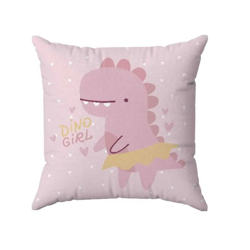 Almofada Decor 38X38cm Baby - Dino Girl