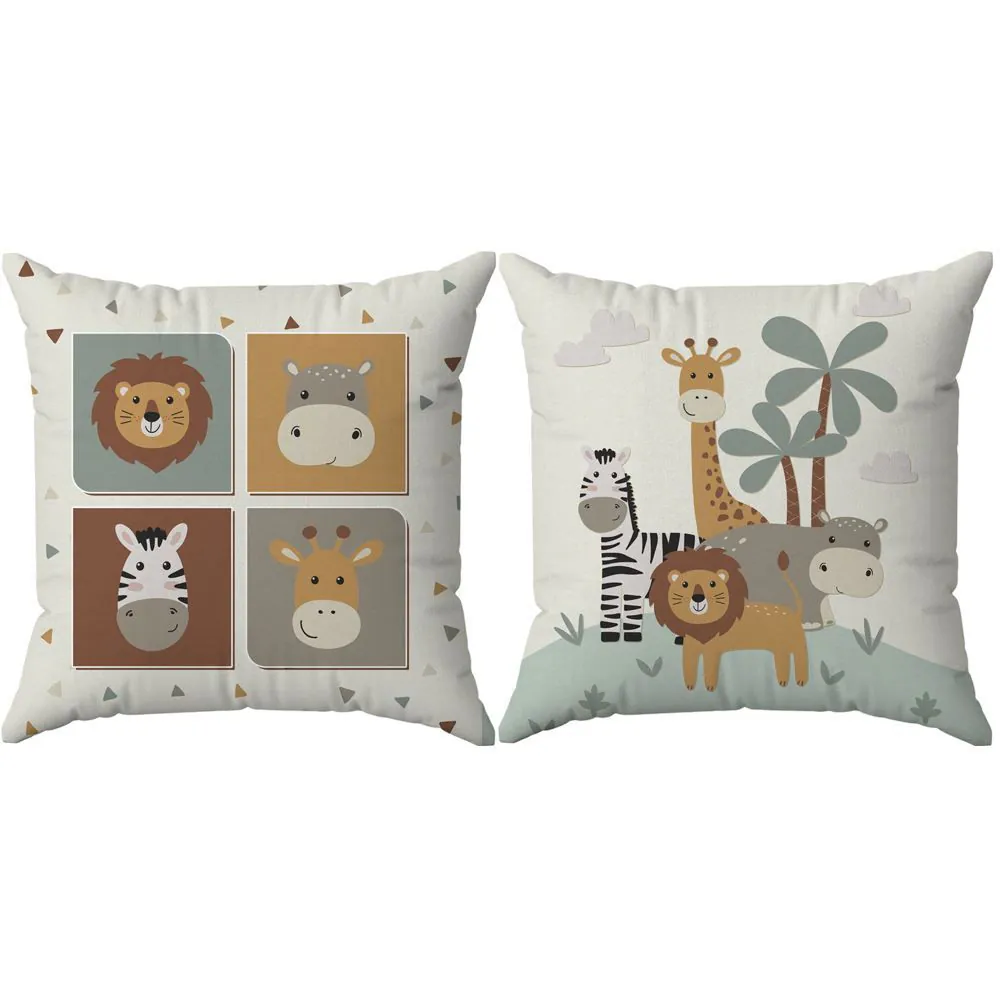Almofada Decor Baby 38X38cm Baby - Safari