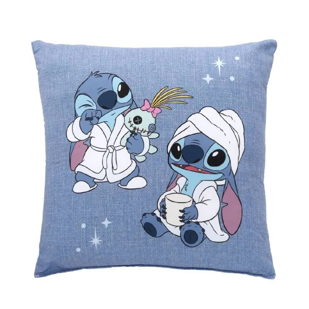 Almofada Decorativa 43X43 cm Disney Hedrons - Stitch Banho