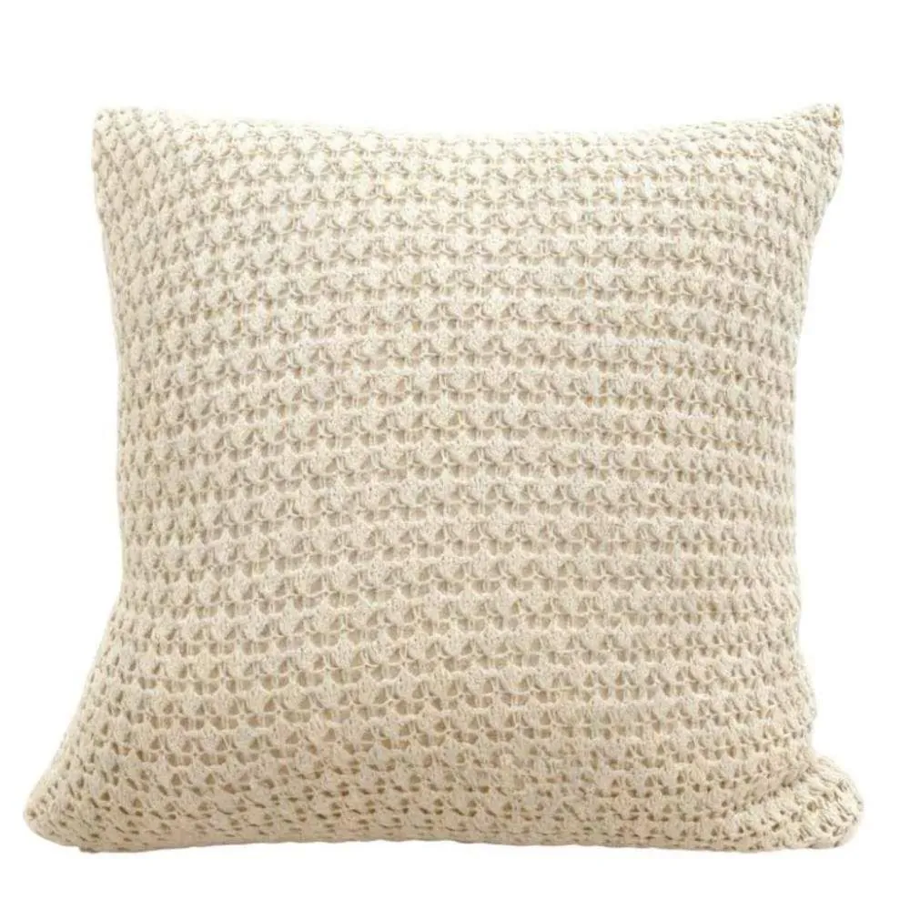 Almofada Decorativa de Tricot Vancouver 43X43cm - Areia