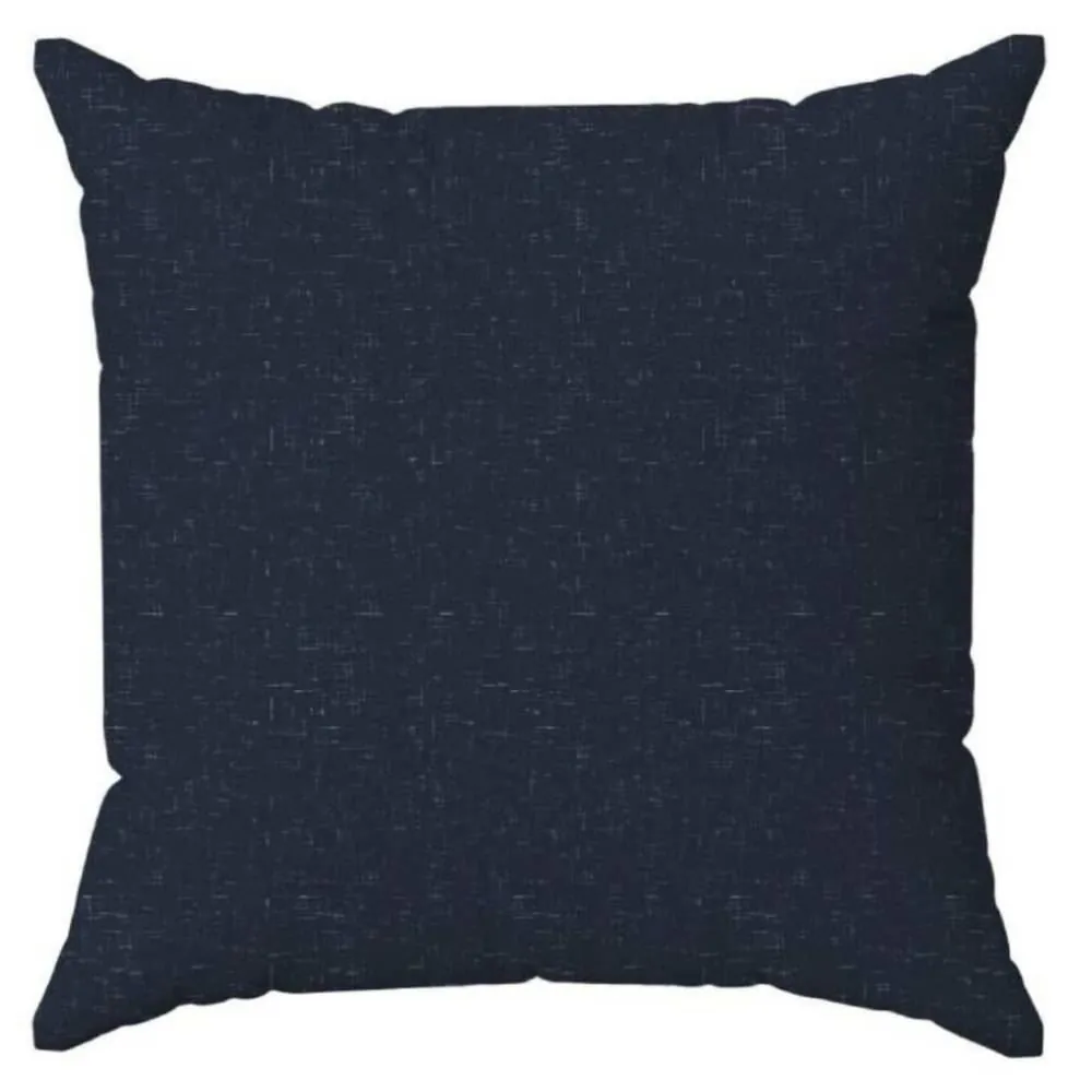 Almofada Lisa Decorativa 45X45 cm - Textura Marinho