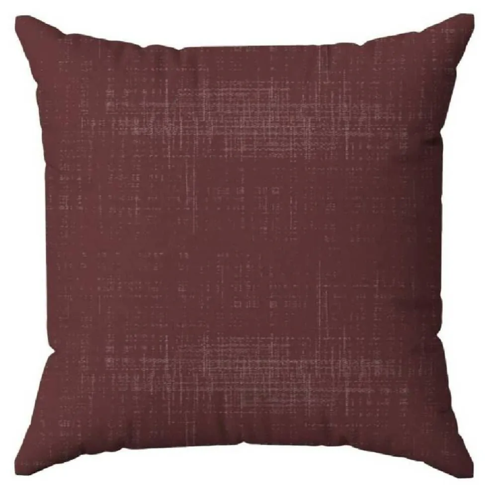 Almofada Lisa Decorativa 45X45 cm - Textura Rose Escuro