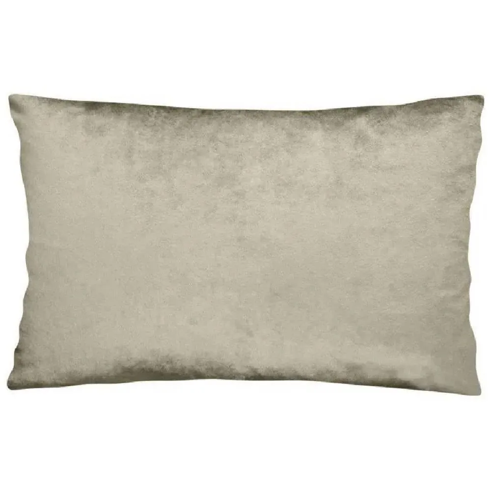 Almofada para Sofá 30X50 cm Veludo Italiano - Champagne