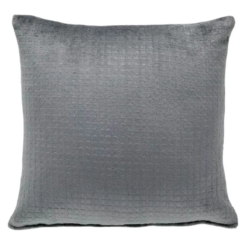 Almofada Decorativa Lugano 45X45cm - Cinza Ardósia