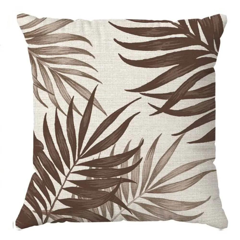 Almofada Decorativa Naturalle 45X45cm - Palmeira Marrom