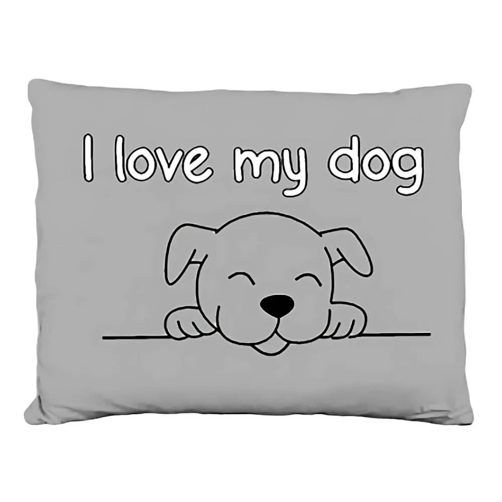 Almofada Funny 35X45 cm Animais - Cinza Dog