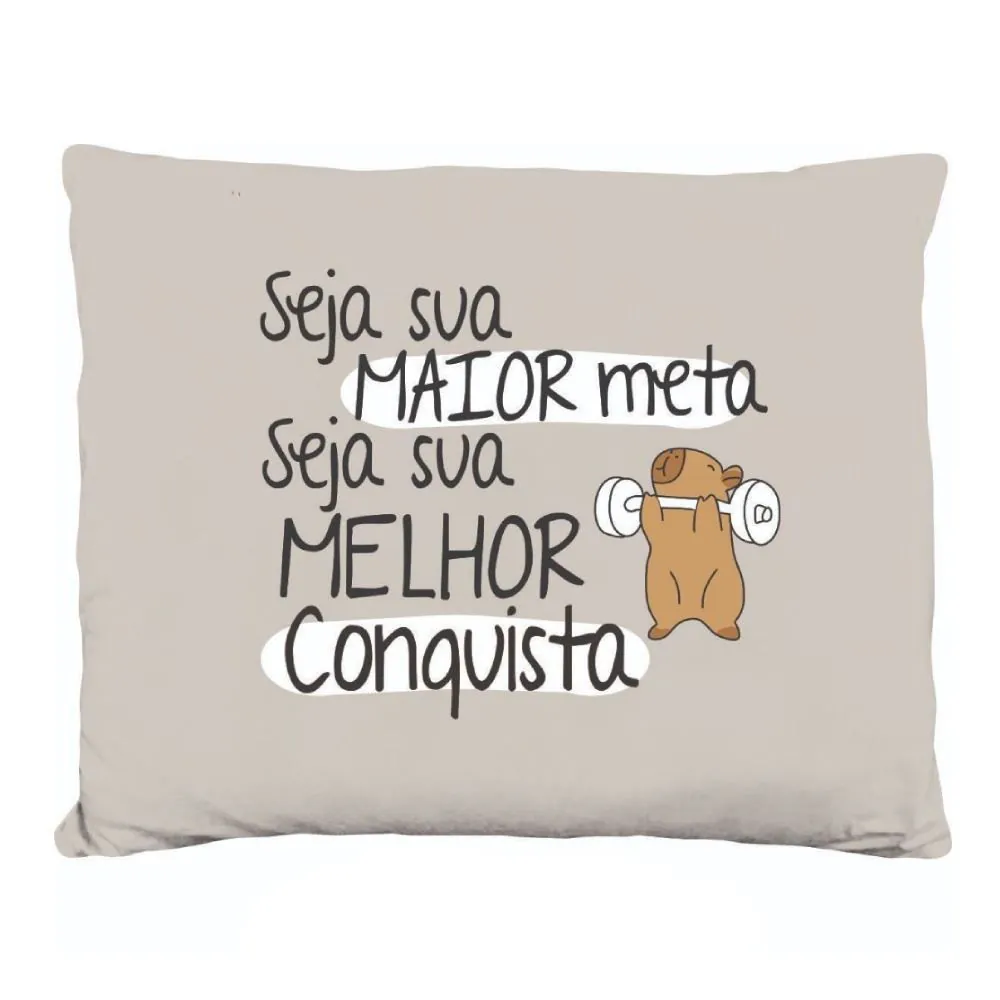 Almofada Funny 35X45cm - Bege Conquista
