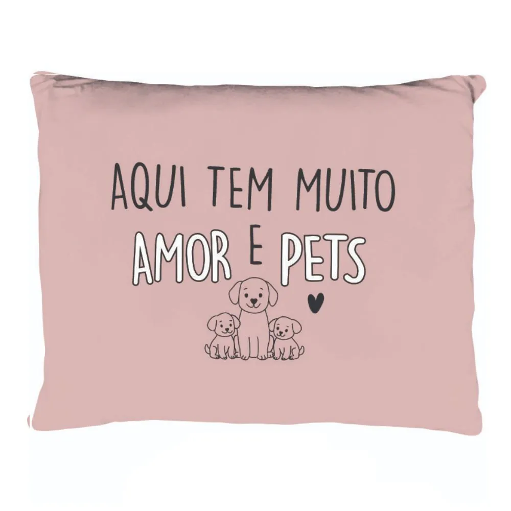 Almofada Funny 35X45cm - Rosa Aqui