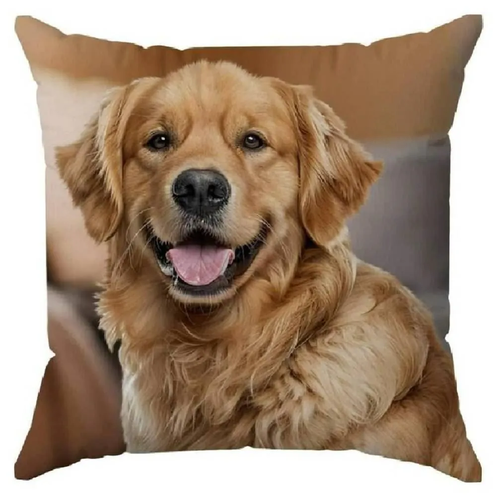Almofada Decorativa 43X43cm Pets - Golden Ocre