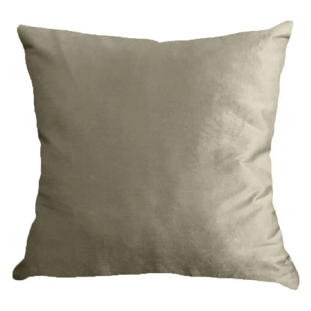 Almofada Veludo 48X48 cm Liso - Champagne