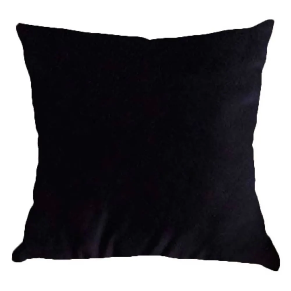 Almofada Veludo 50X50 cm Liso - Preto