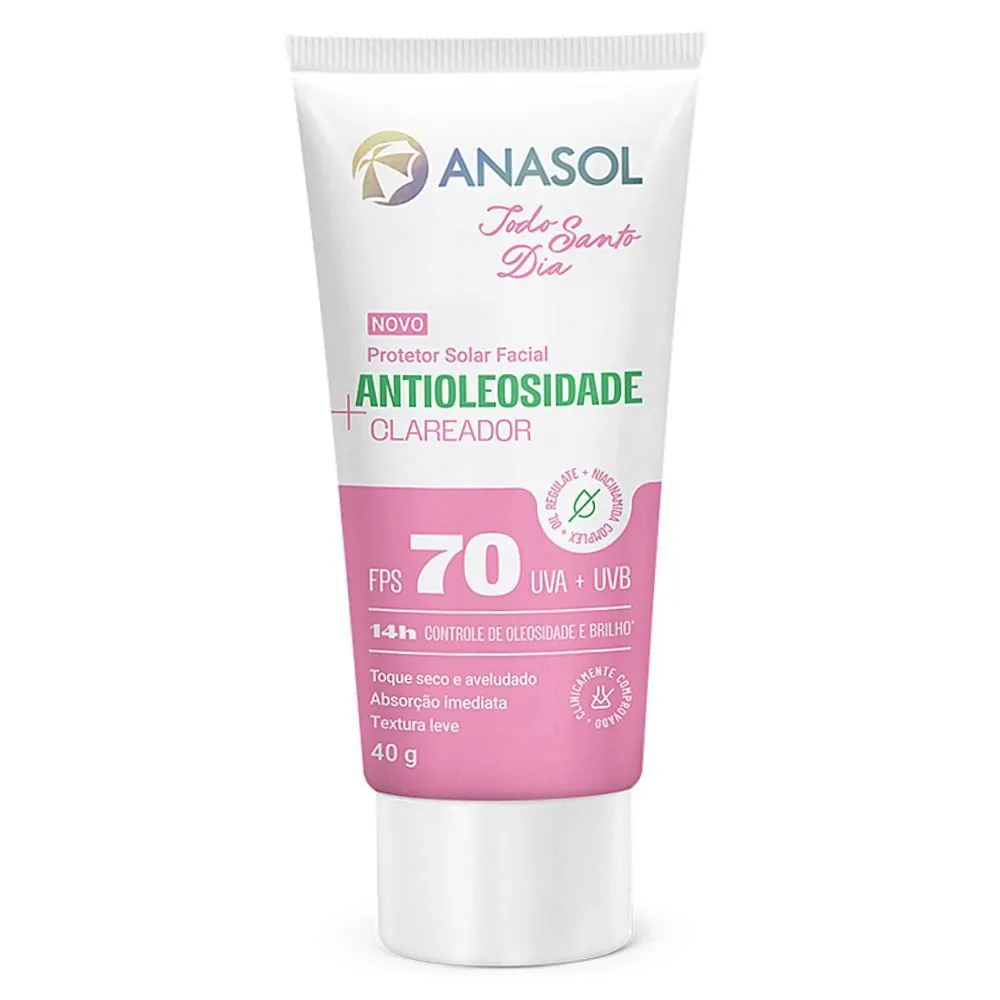 Protetor Solar Todo Santo Dia Clareador Fps 70 40G Anasol