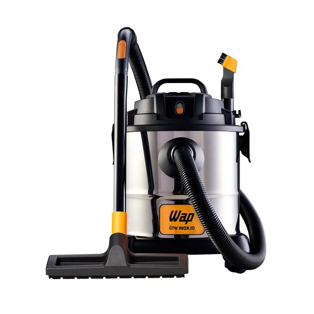 Aspirador de Pó e Água Wap 20 Litros Inox Gtw 1600W