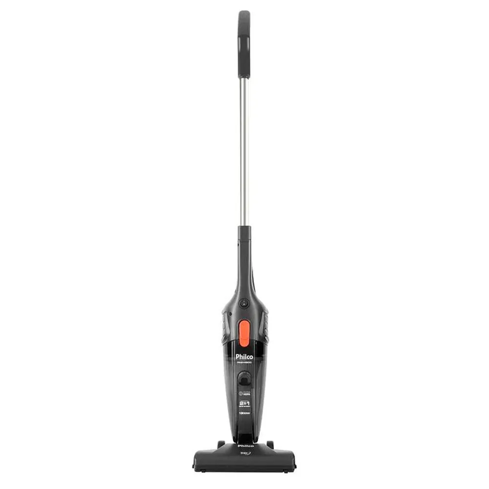 Aspirador de Pó Vertical Philco 2 em 1 PAS1450C 1300W