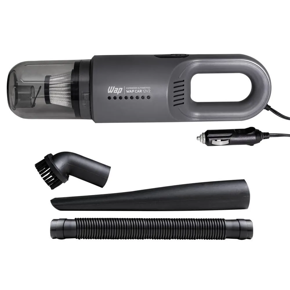 Aspirador de Pó Wap Automotivo Portátil 12V 180W - Cinza