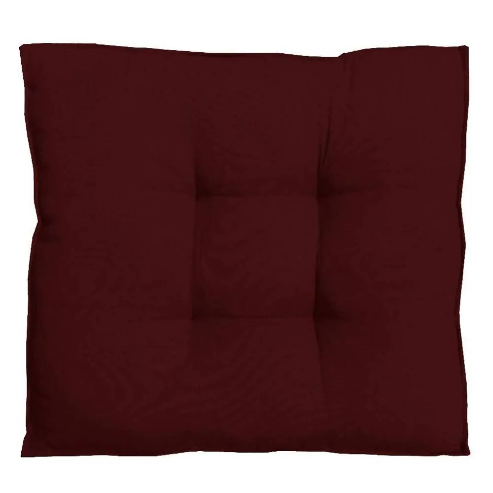 Assento de Veludo Futton 40X40 cm - Bordo