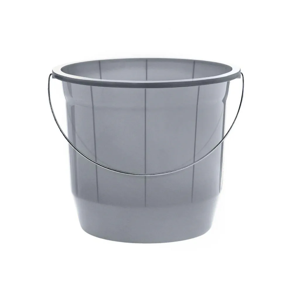 Balde de Plástico Cinza Arqplast 8L - Cinza