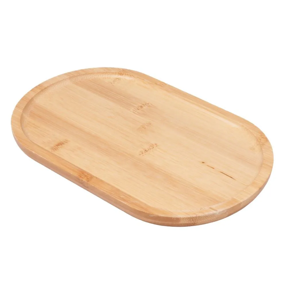 Bandeja de Bambu Oval 26 cm