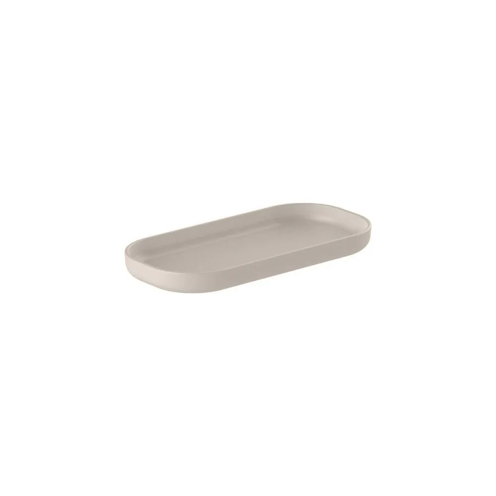 Bandeja de Banheiro Dual Ou 16,4Cm - Bege Fechado
