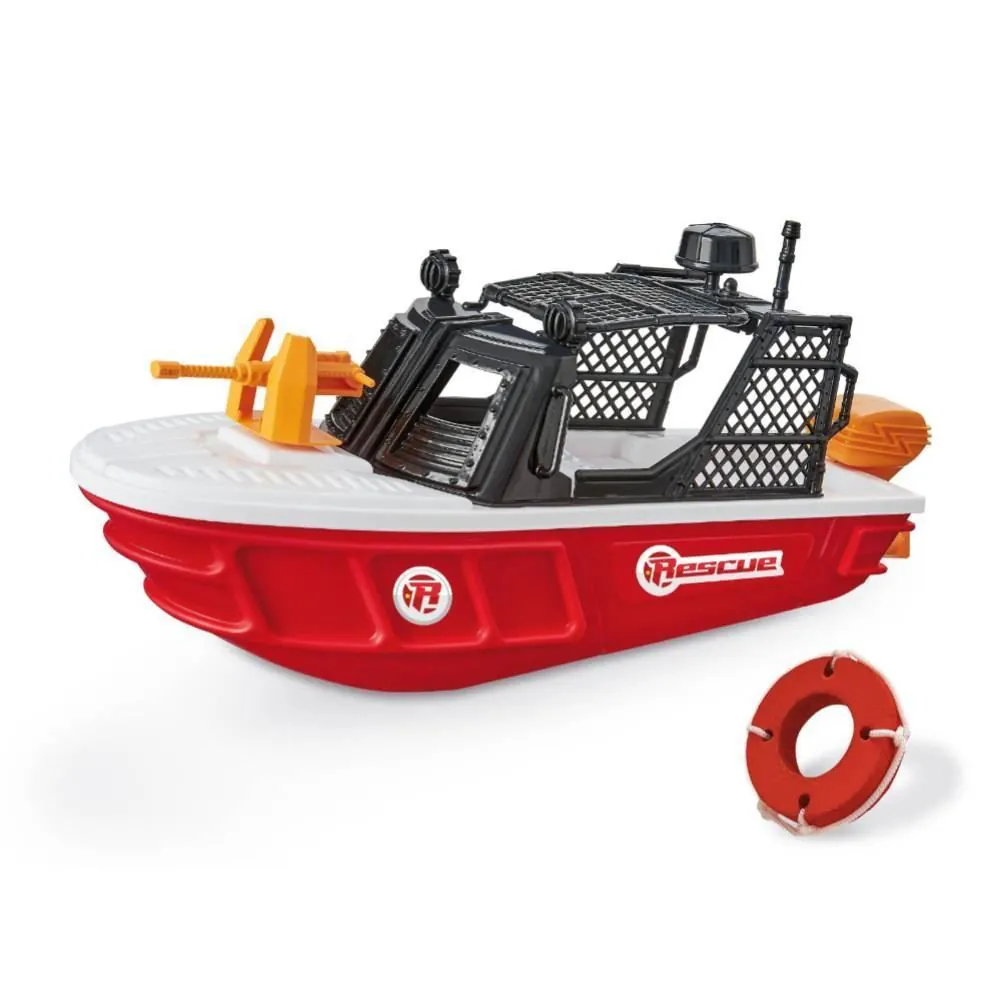 Barco de Resgate Usual Plastic - Vermelho