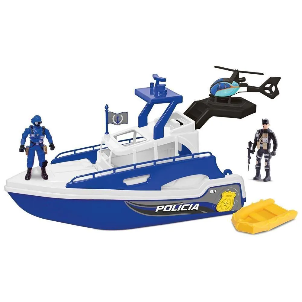 Barco Patrulha Naval Polícia Sambatoys - 0471