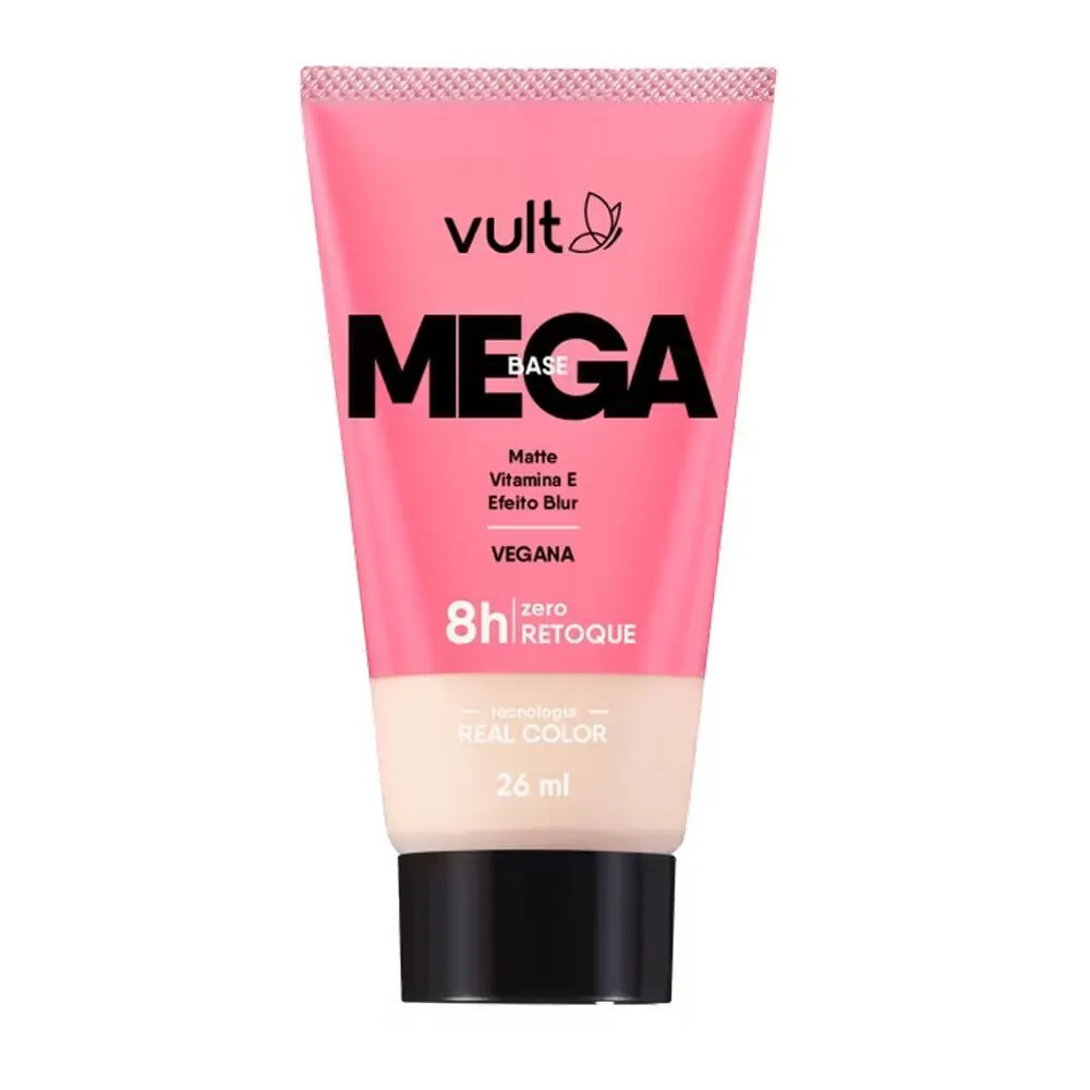 Base Liquida Mega 26Ml Vult V200 - Tonalidade Clara