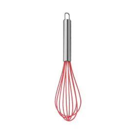 Batedor para Claras com Cabo de Madeira 31,8 Cm - Vermelho