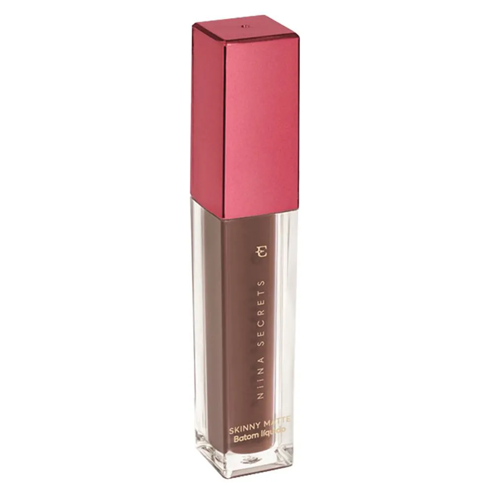 Batom Líquido Niina Secrets Skinny Matte Rosa Lotus Eudora 5Ml