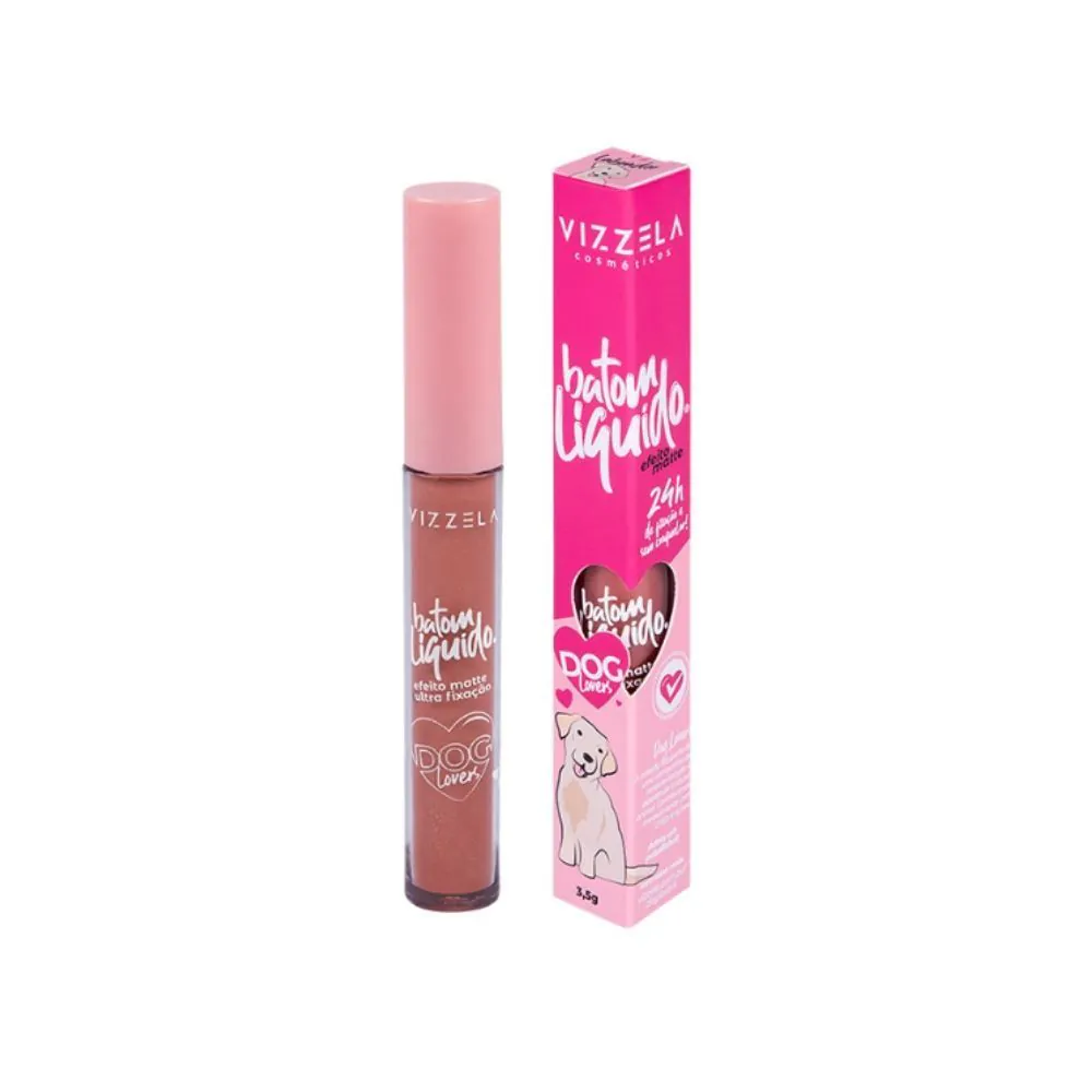 Batom Líquido Dog Lovers Labrador Vizzela - 3,5g