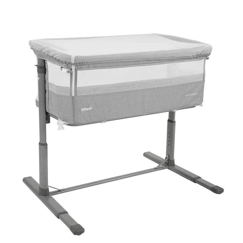 Berço Co-Bed Michelangelo Infanti - Cinza