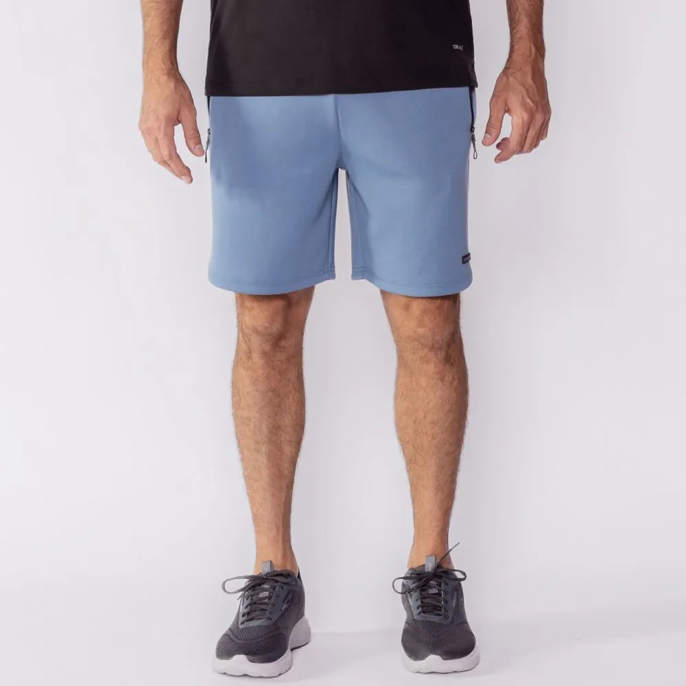 Bermuda Esportiva Masculina Interlock Scream Azul Jeans