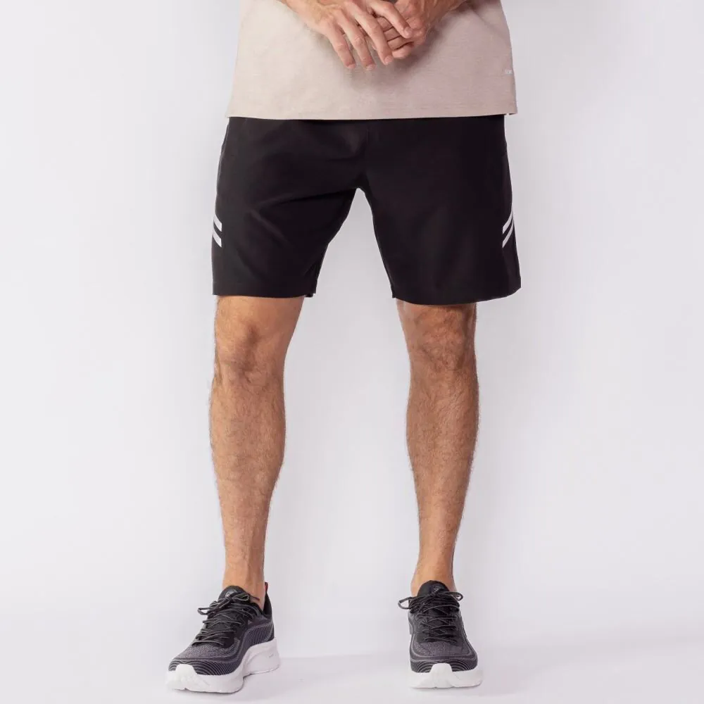 Bermuda Esportiva Masculina Tactel com Refletivo Scream Preto