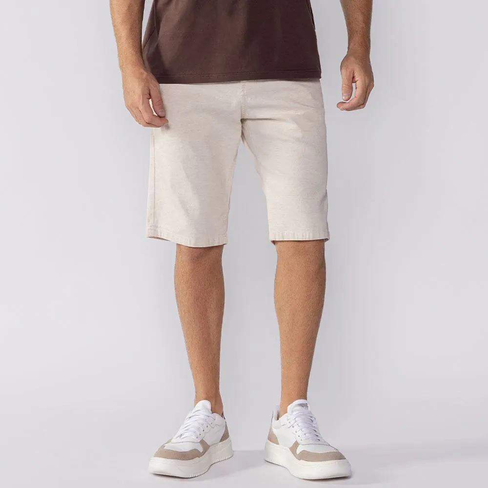 Bermuda Masculina de Sarja Marc Alain Linho