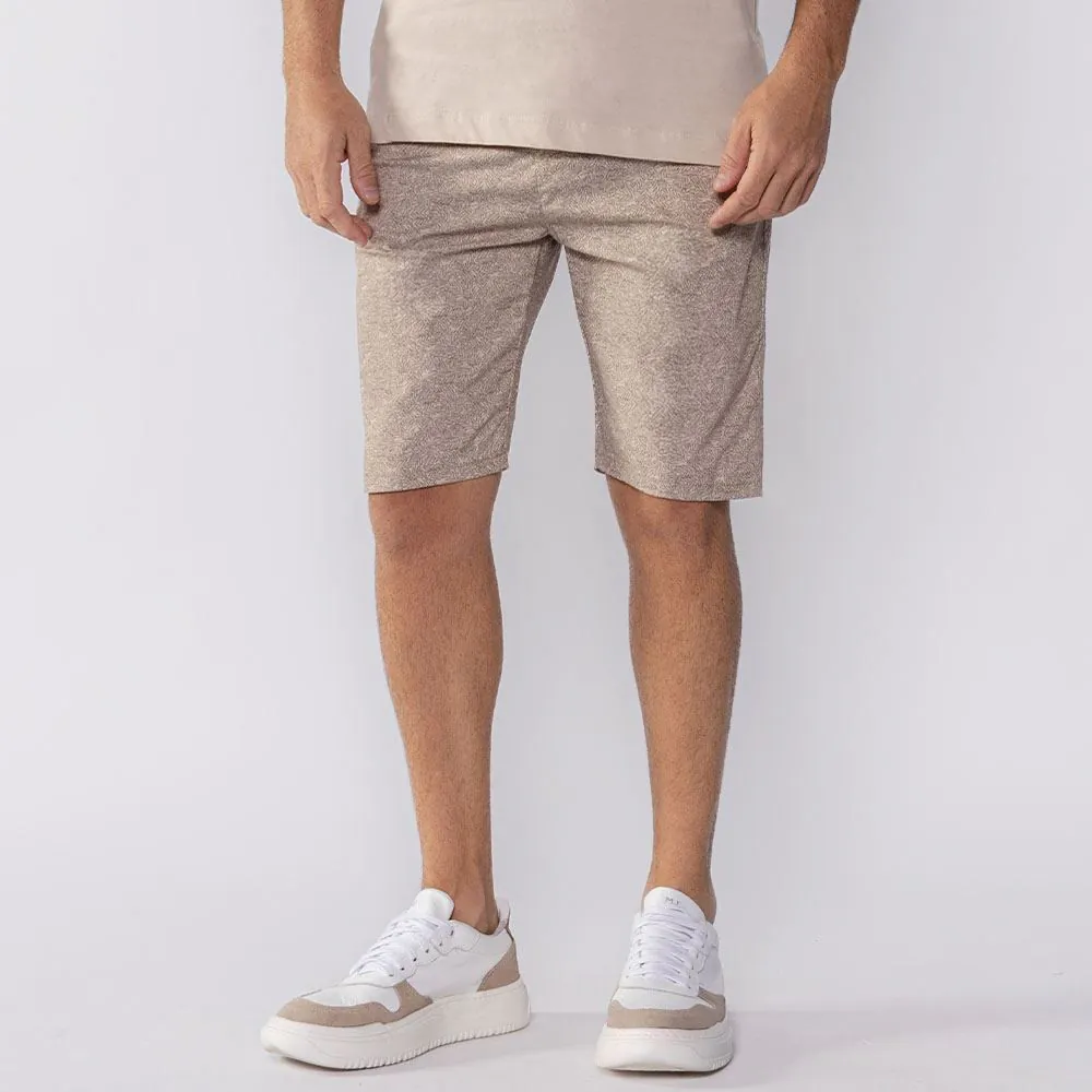 Bermuda Masculina de Alfaiataria em Algodão Thing Bege
