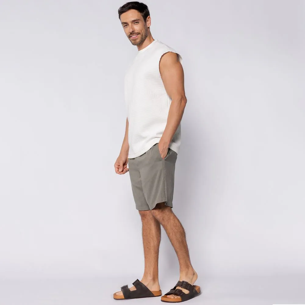 Bermuda Masculina em Linho Thing Verde