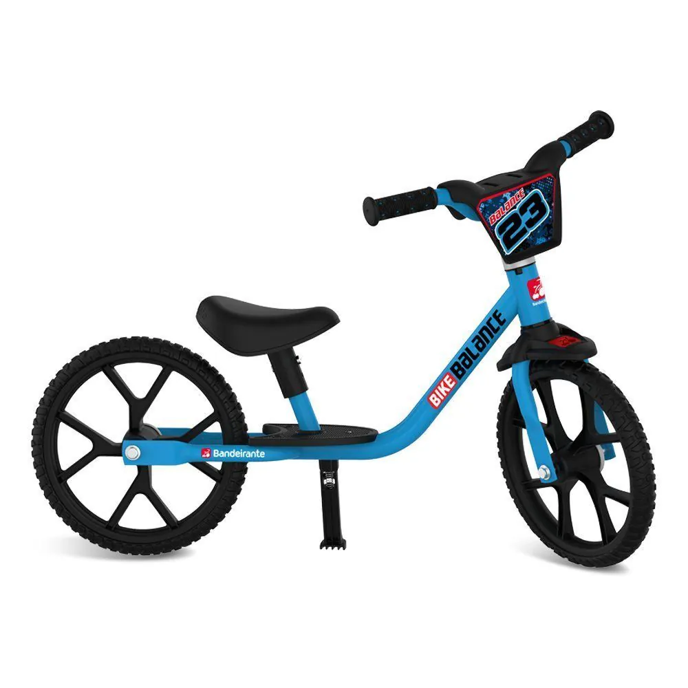 Bicicleta de Equilíbrio Sem Pedal Azul Brinquedos Bandeirante