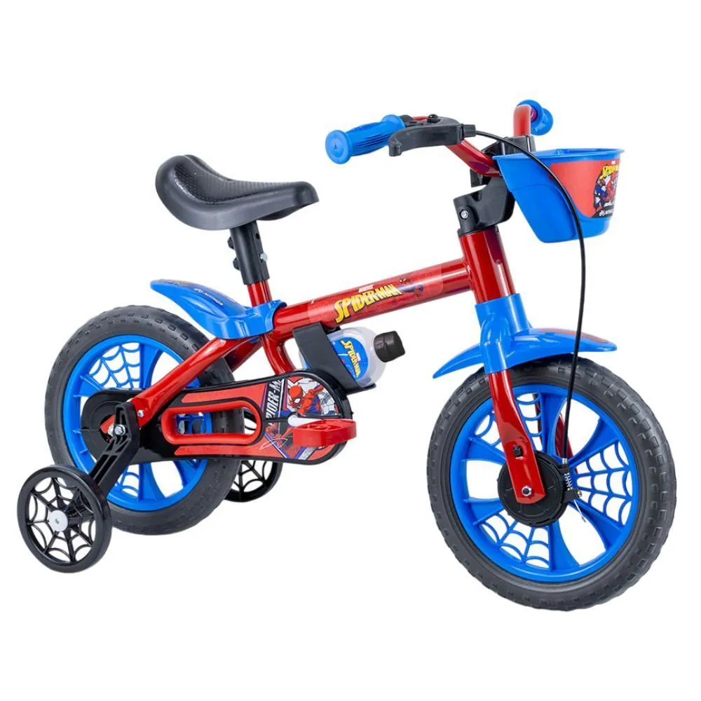 Bicicleta Infantil Aro 12 Spider-Man 2 Nathor