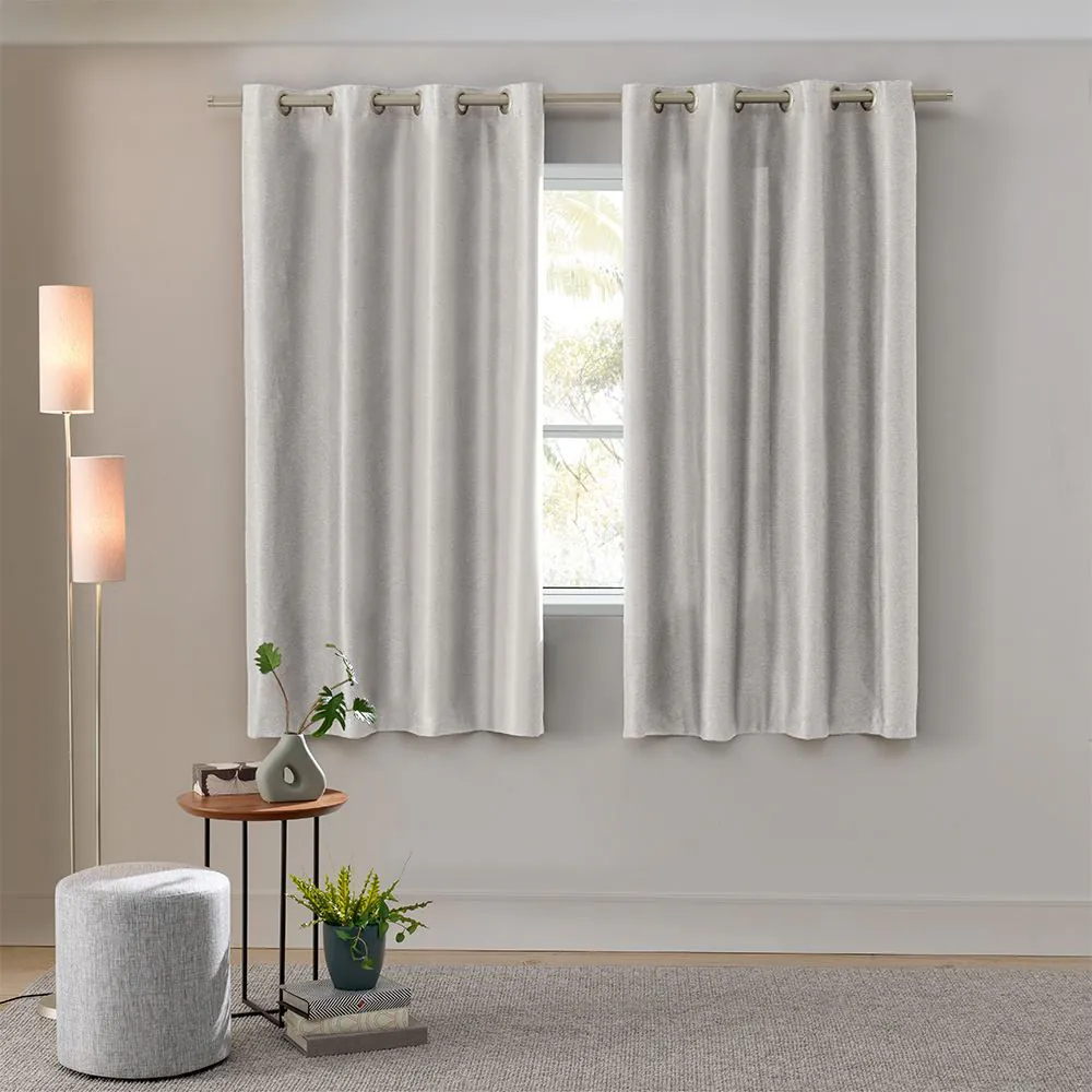 Cortina para Quarto e Sala 2,60X1,70 m Blackout Uniblock - Areia