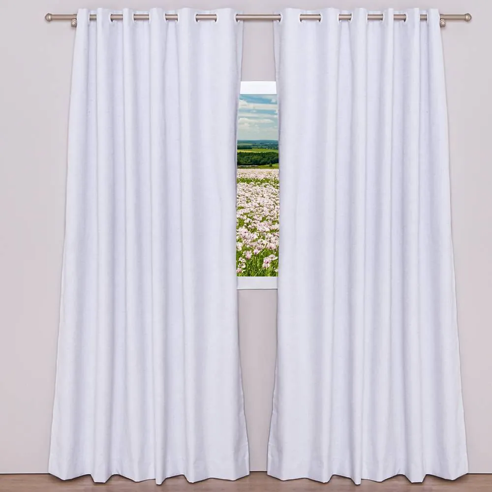 Cortina para Quarto e Sala 4,00X2,50M Blackout Istambul - Linho