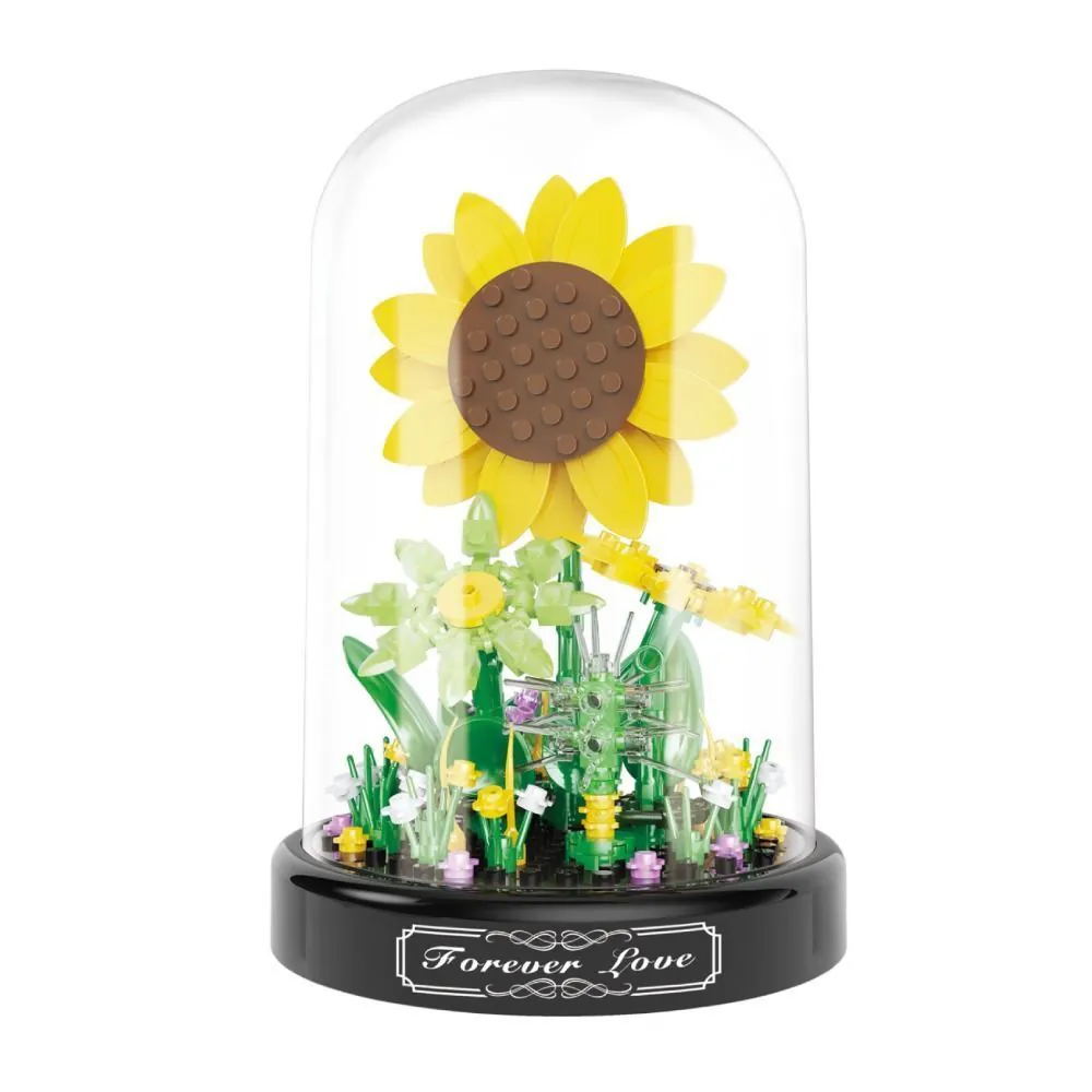 Blocos de Montar Flores Girassol Toys - HBR0917