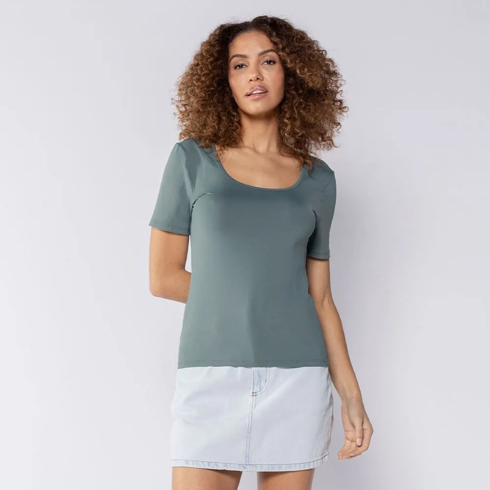 Blusa Feminina em Poliamida Patricia Foster Oliva