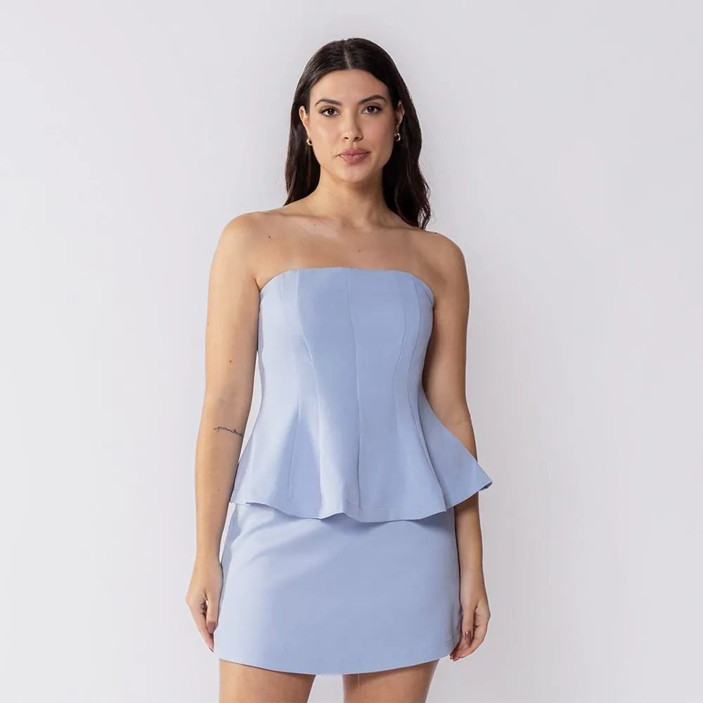 Blusa Feminina Tomara Que Caia Boby Blues Azul