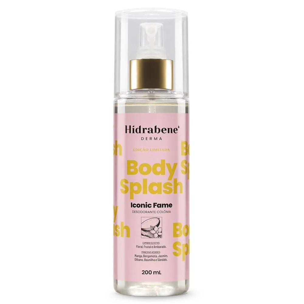 Body Splash Iconic Fame 200Ml Hidrabene