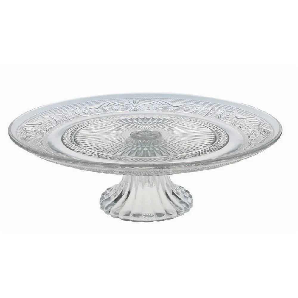 Boleira de Vidro Victorian com Pé Mimo - 33cm